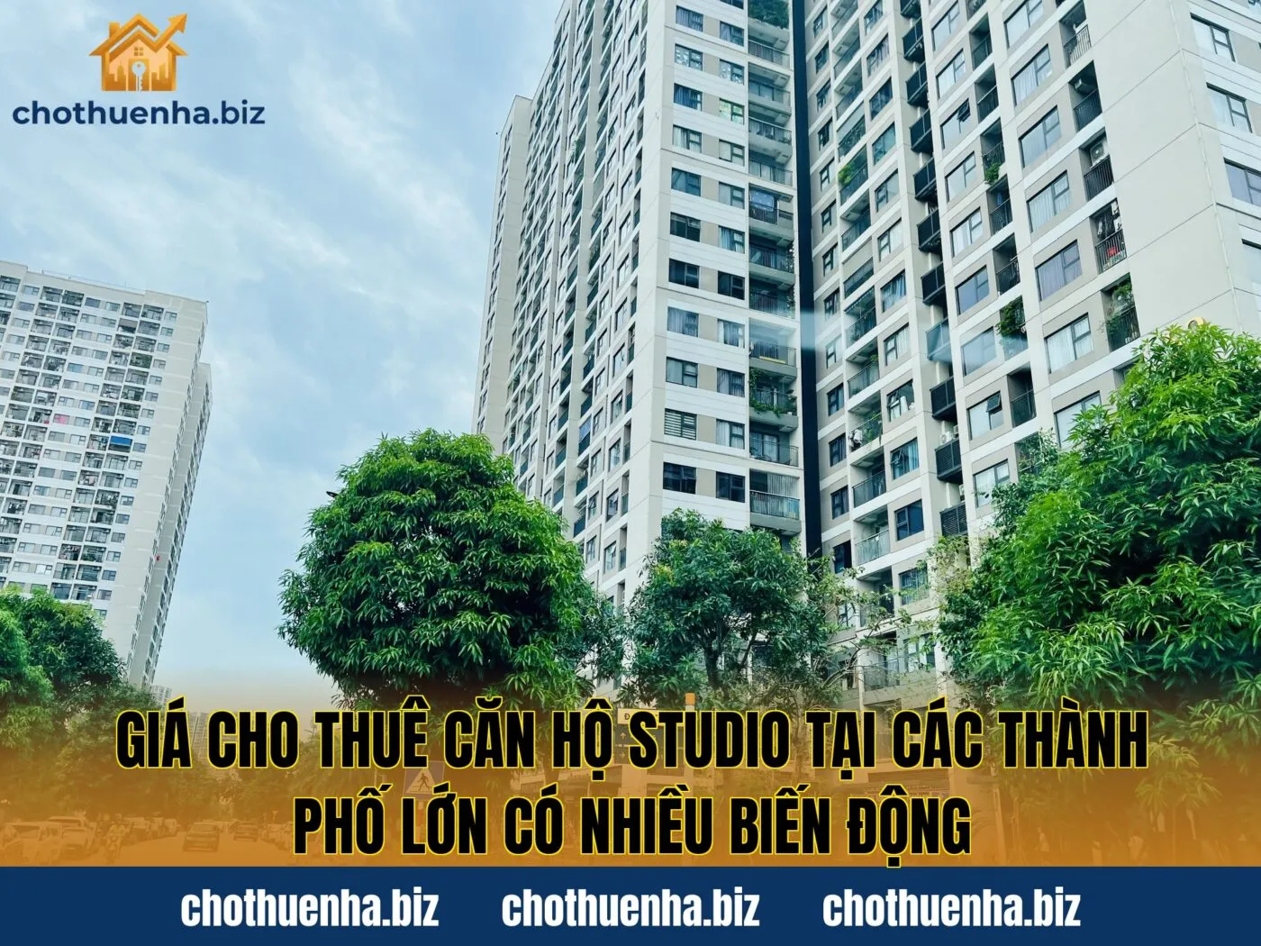Giá cho thuê căn hộ studio tại các thành phố lớn có nhiều biến động