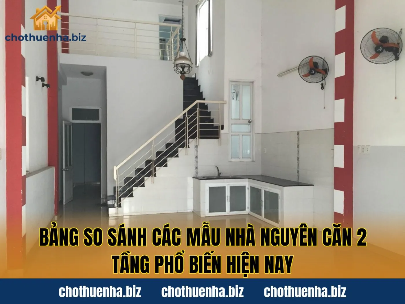 Bảng so sánh các mẫu nhà nguyên căn 2 tầng phổ biến hiện nay