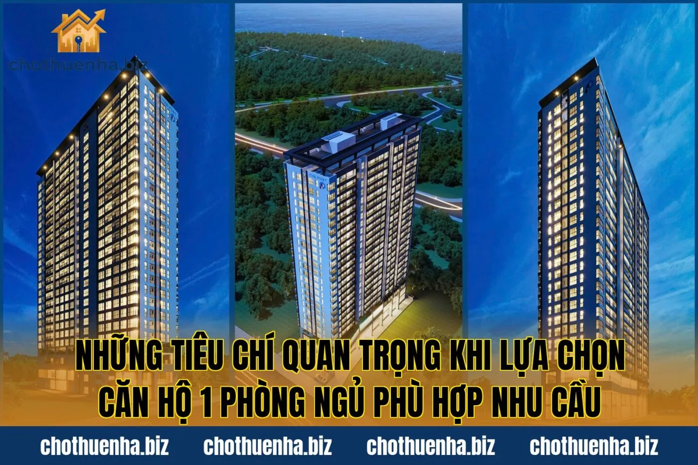 Những tiêu chí quan trọng khi lựa chọn căn hộ 1 phòng ngủ phù hợp nhu cầu
