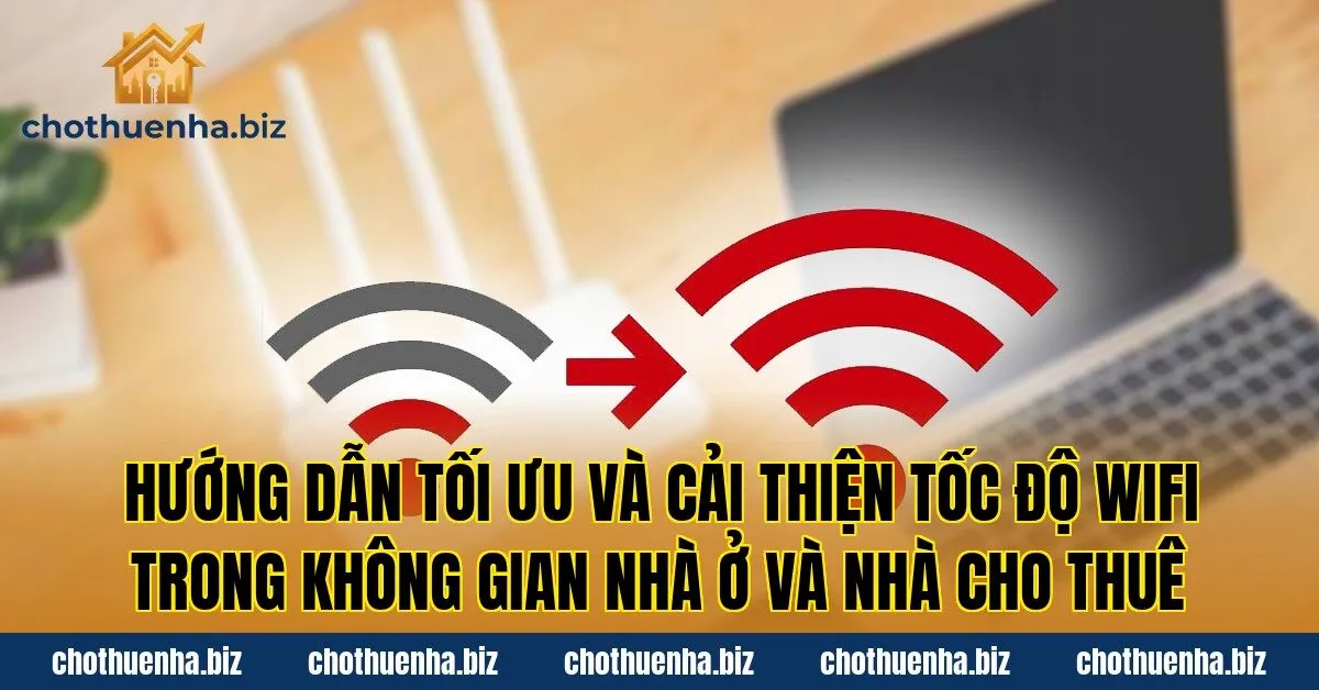 Hướng dẫn tối ưu và cải thiện tốc độ wifi trong không gian nhà ở và nhà cho thuê
