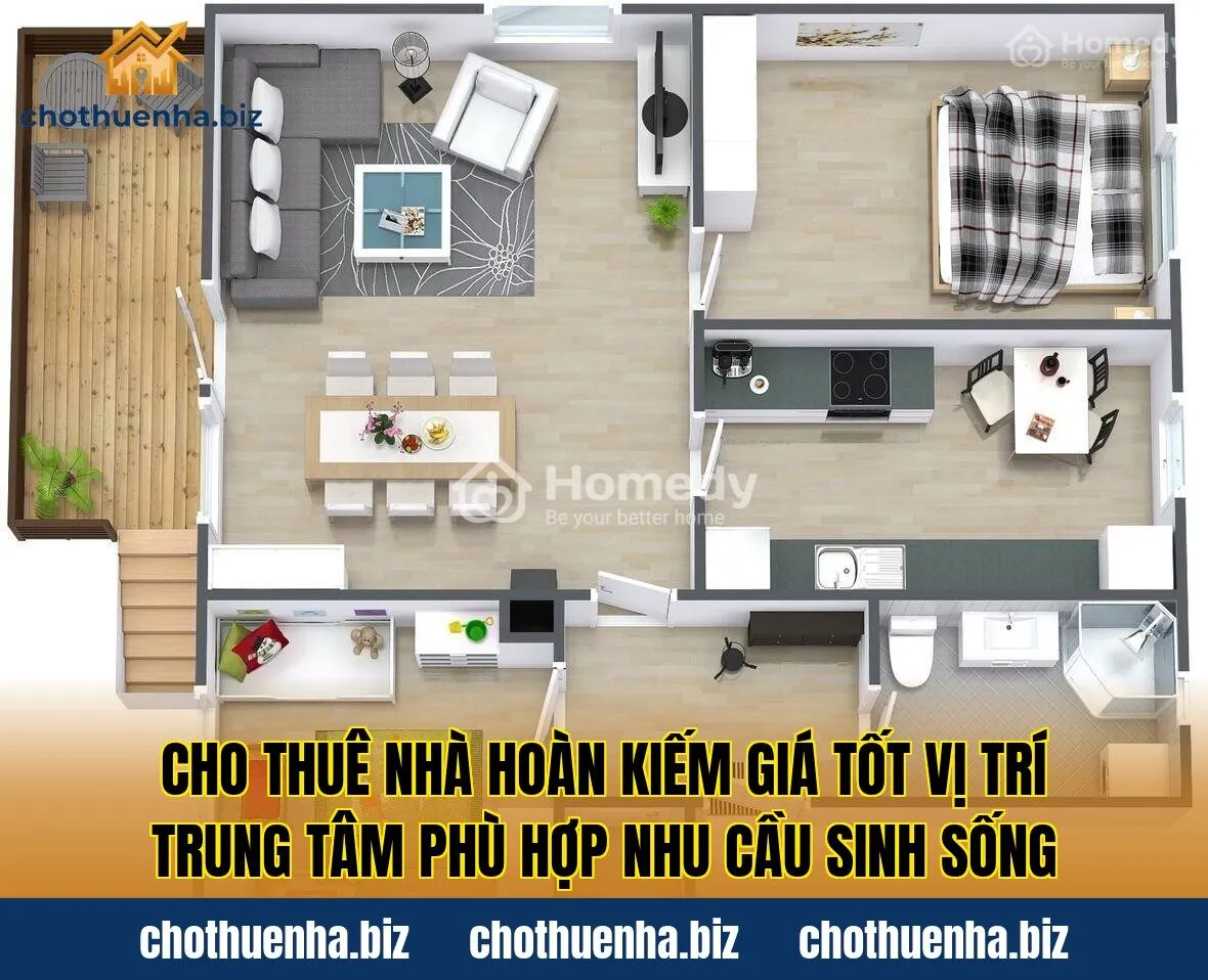 Cho thuê nhà Hoàn Kiếm giá tốt vị trí trung tâm phù hợp nhu cầu sinh sống