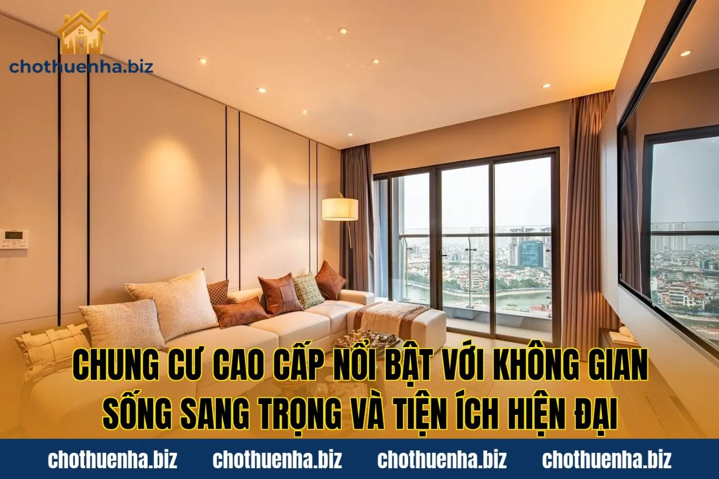 Chung cư cao cấp nổi bật với không gian sống sang trọng và tiện ích hiện đại