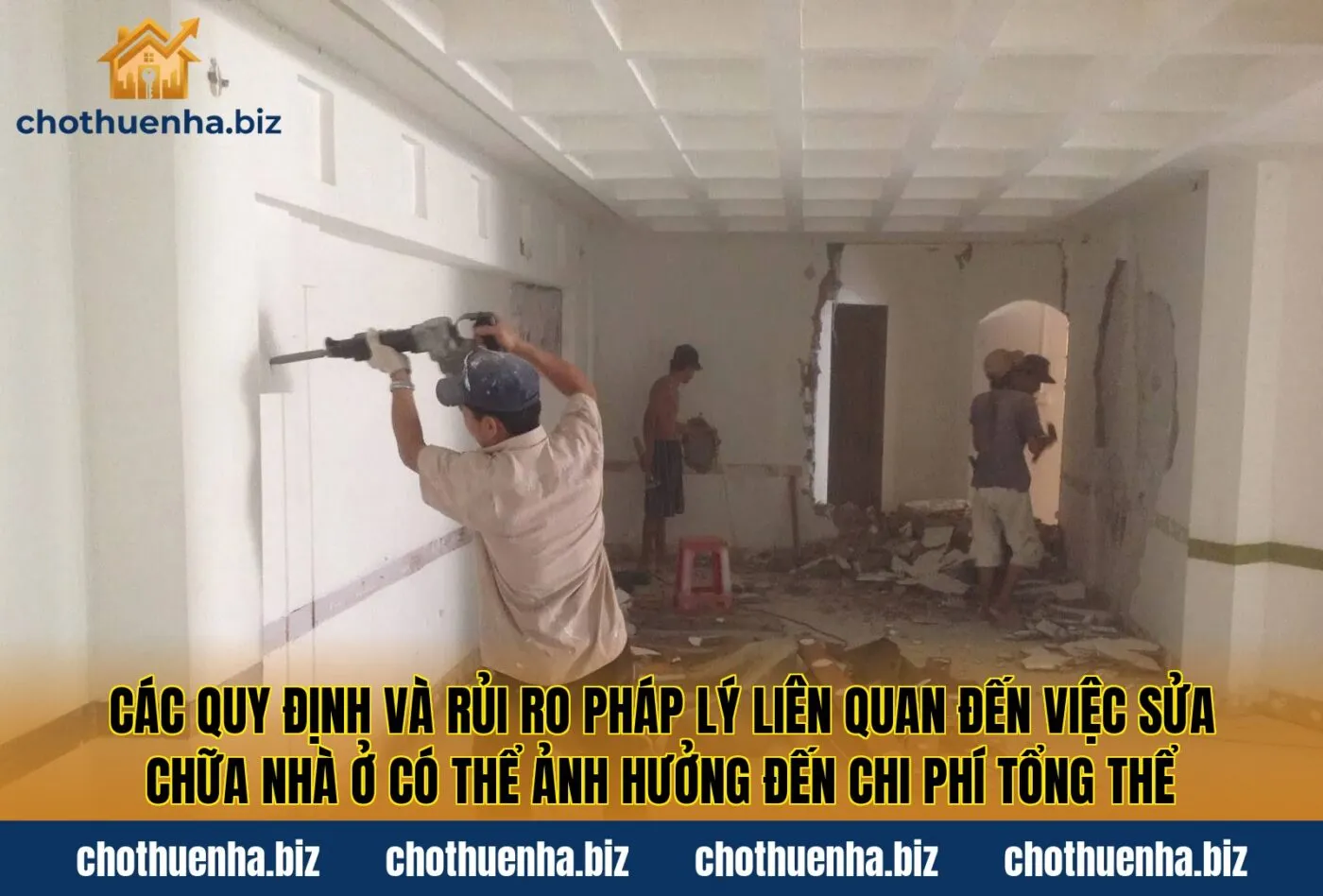 Các quy định và rủi ro pháp lý liên quan đến việc sửa chữa nhà ở có thể ảnh hưởng đến chi phí tổng thể