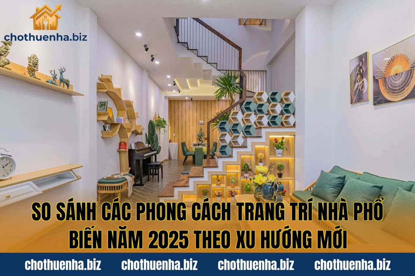 So sánh các phong cách trang trí nhà phổ biến năm 2025 theo xu hướng mới